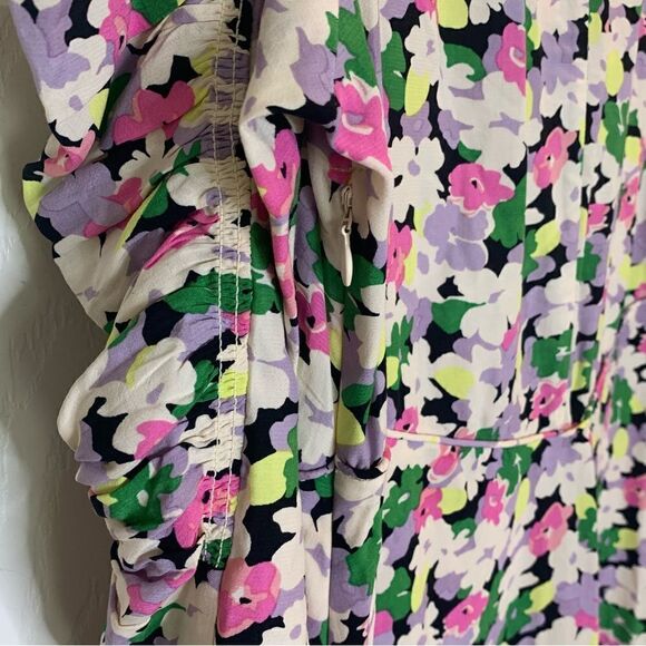 H&M Conscious Floral Print Lyocell-blend dress Size Medium - Picture 7 of 14